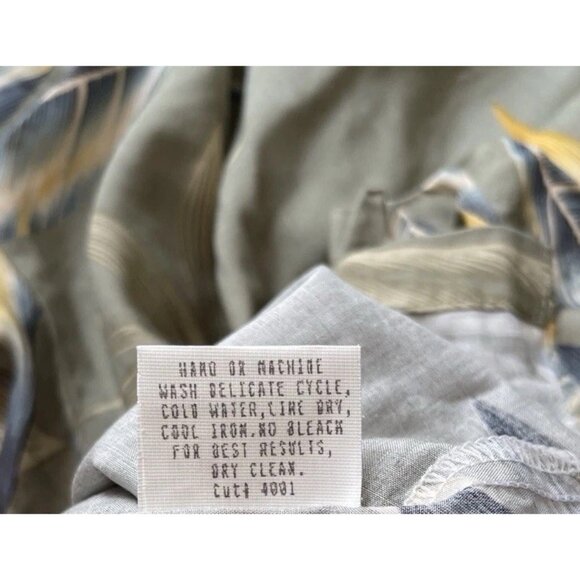 Vintage Tori Richard Men's Sz 2XL Short Sleeve Tropical Tree Leaf Hawaiian Shirt - Picture 13 of 14